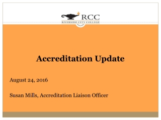 Accreditation Update