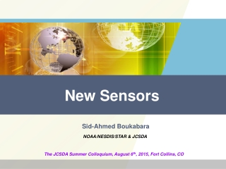 New Sensors