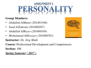 Personality