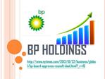 BP Holdings , BP styrelsen godkänner Rosneft Deal