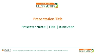 Presentation Title