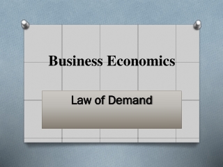 Business Economics