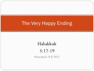 The Very Happy Ending