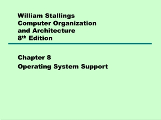 William Stallings Computer Organization and Architecture 8 th Edition