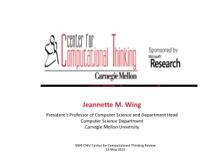 Jeannette M. Wing