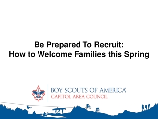 Be Prepared To Recruit: How to Welcome Families this Spring