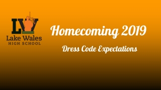 Homecoming 2019