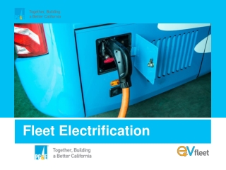 Fleet Electrification
