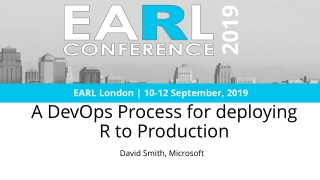 A DevOps Process for deploying R to Production