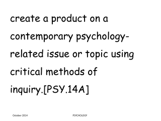 draw and evaluate conclusions from qualitative information.[PSY.14B]