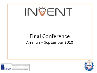 Final Conference Amman – September 2018