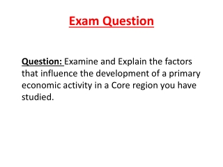 Exam Question