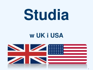 Studia w UK i USA