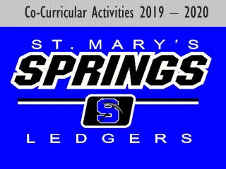 Co-Curricular Activities 2019 – 2020