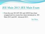 JEE Main 2013