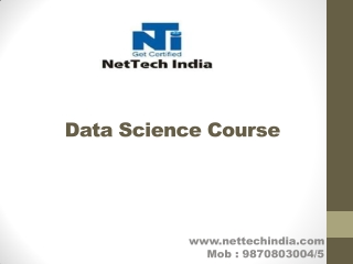 Data Science certification course in Mumbai and Thane