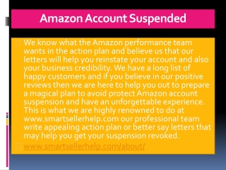 Best Services For Suspended on Amazon-Smart Seller Help