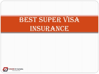 Best Supervisa Insurance