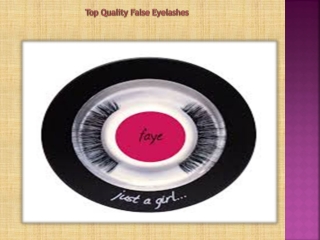 Top Quality False Eyelashes