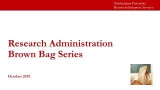 Northeastern University Research Enterprise Services