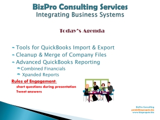 BizPro Consulting Services Integrating Business Systems