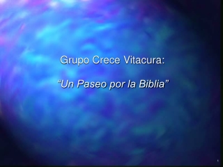 Grupo Crece Vitacura: “Un Paseo por la Biblia”