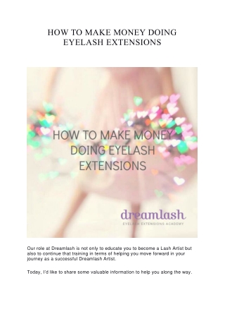 Eyelash Extensions Certification Calgary