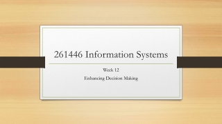 261446 Information Systems