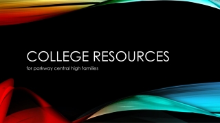 College resources