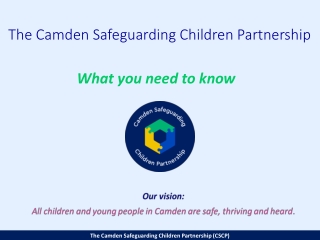 The Camden Safeguarding Children Partnership