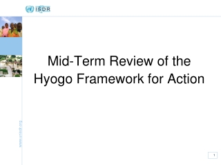 Mid-Term Review of the Hyogo Framework for Action