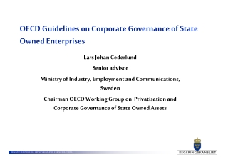 OECD Guidelines on Corporate Governance of State Owned Enterprises