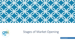 Stages of Market Opening