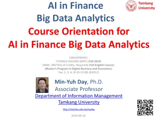 AI in Finance Big Data Analytics