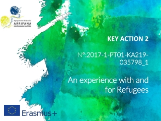 K EY A CTION 2 N º:2017-1-PT01-KA219-035798_1 An experience with and for Refugees