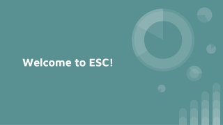 Welcome to ESC!