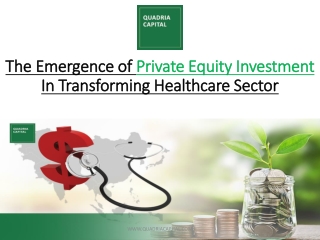 The Emergence of Private Equity Investment In Transforming Healthcare Sector