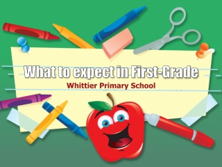 What to expect in First-Grade