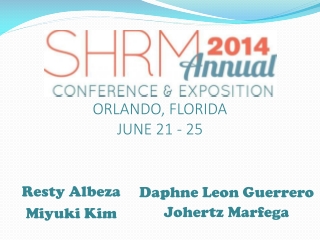 ORLANDO, FLORIDA JUNE 21 - 25