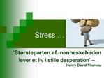 Stress