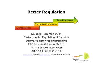 Better Regulation