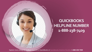 QuickBooks Helpline Number 1-888-238-7409