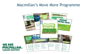 Macmillan’s Move More Programme