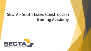 SECTA - South Essex Construction Training Academy