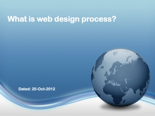 What is web design process