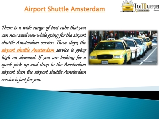 Airport Shuttle Amsterdam