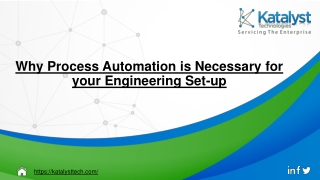Why Process Automation is Necessary for your Engineering Set-up?