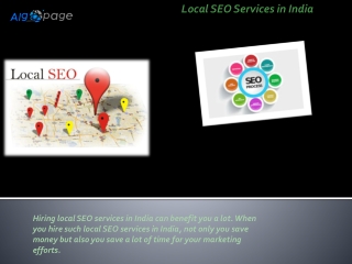 Local SEO Services in India