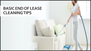 Simple End of Lease Cleaning Tips