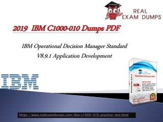 IBM C1000-010 Dumps - 100% Money Back Assurance With RealExamDumps.com